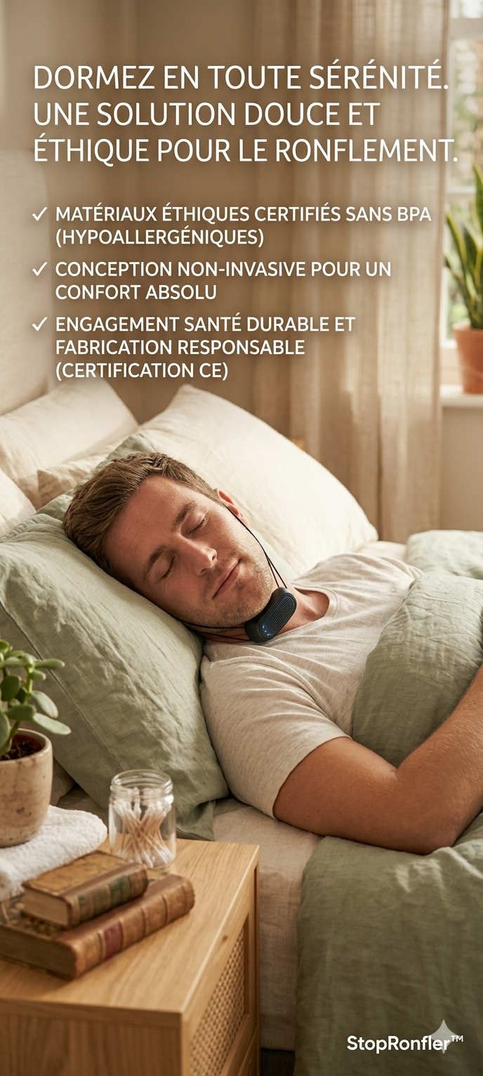 Votre partenaire ronfle? Retrouvez enfin le silence dès la 1ère nuit.